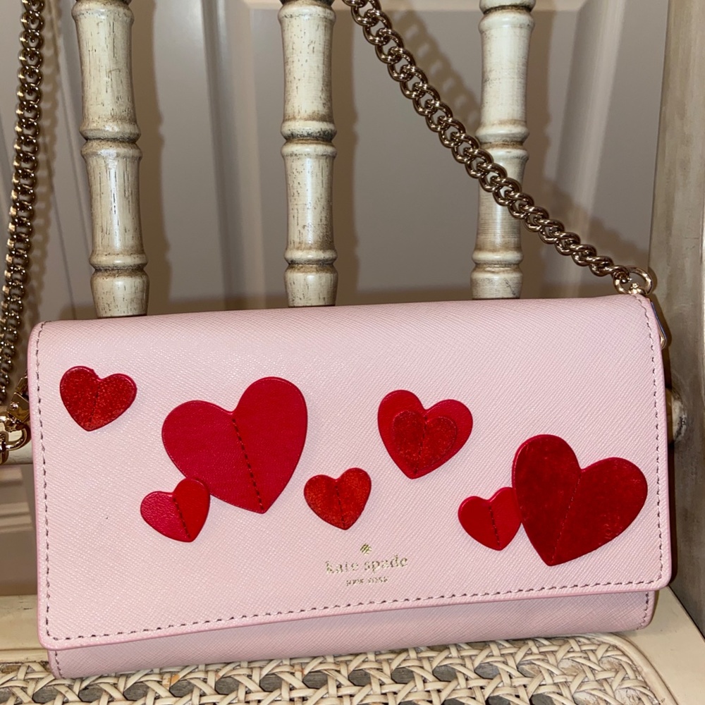Kate Spade Hearts clutch